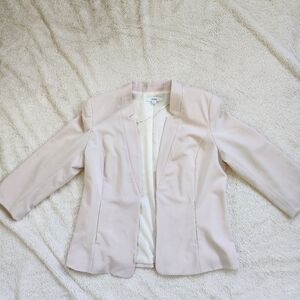Elegant Blush/Cream Women's Blazer